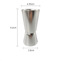 Miniatyrbilde 2 av 4: Dubbelt Mätglas – Cocktail Jigger 30/60ml Silver