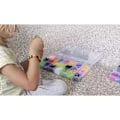 Miniatyrbilde 9 av 9: DIY - Vevbånd - 1500 stk - Gummibåndsett - Multicolor