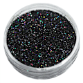 Miniatyrbillede 1 af 3: Negleglitter - Finkornet - Sort regnbue - 8ml - Glitter Black