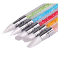 Miniatyrbillede 2 af 3: 5 eksklusive uv børster silikone dobbeltsidet Multicolor