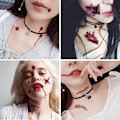 Pikkukuva 3 / 4: 30 Halloween - Haavatatuointi / Tatuointitarrat Multicolor