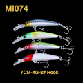 Miniatyrbillede 10 af 11: 20-pak fiskelokker wobler, Minnow mixed, Crankbait Multicolor