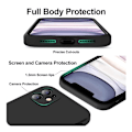 Pikkukuva 3 / 4: iPhone 16 Pro Max - Matta TPU-kuori - Kuori linssisuojalla Black
