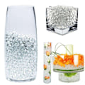 Miniatyrbilde 1 av 3: 2000 stk Store Vannkrystaller 1,2-1,7cm - Vannperler - Transparent