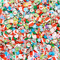 Miniatyrbild 3 av 4: Juldekorationer snöflingor / Tomte nagelglitter i praktisk ask multifärg