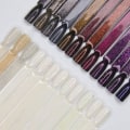 Miniatyrbilde 7 av 8: Mollylac - Topp uten tørke - Gull - UV-gel/LED - Topplakk Multicolor