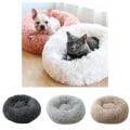 Miniatyrbild 1 av 6: Fluffig Hundbädd / kattbädd, Hundsäng / kattsäng - dogbed/catbed DarkGrey 50cm - Mörkgrå