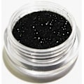 Miniatyrbillede 2 af 3: Negleglitter - Finkornet - Sort - 8ml - Glitter Black
