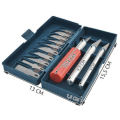 Miniatyrbild 2 av 9: Hobbykniv / Skalpell - 16-delar - Kit - DIY multifärg