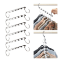 Miniatyrbilde 6 av 6: 2-pak Henger - Kleshenger - Tilkoblingskrok - Organizer Silver