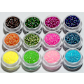Miniatyrbillede 1 af 2: 12 dåser fint glitter Multicolor