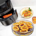 Miniatyrbillede 3 af 5: 3 stk Air Fryer Rack Airfryer Kurvrum Airfryer i rustfrit stål Silver