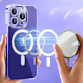 Pikkukuva 2 / 3: iPhone 14 Plus - Silikonikotelo - Magsafe Transparent Iphone 14 Plus