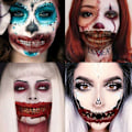 Miniatyrbilde 3 av 3: 10stk Halloween - Sår tatovering - Munn tatoveringer - Tatovering Multicolor