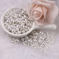 Miniatyrbilde 1 av 2: Akrylperler - 150 stk - Smykkelaging - DIY - Perleimitasjon White