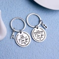 Miniatyrbilde 5 av 5: Nøkkelring "Til datteren min" - Rustfritt stål - Til datteren min Silver
