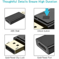 Miniatyrbillede 3 af 6: HDMI til DisplayPort-adapter - nem tilslutning Black