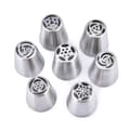 7st spritstyllar i metall, spritsar tyllar Silver