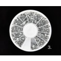 Miniatyrbilde 4 av 11: Rhinestone hjul MultiColor 12. Rhinestone hjul 2mm