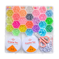 Miniatyrbild 2 av 11: Glow in the Dark Pärlset – Komplett DIY-kit med självlysande pärlor, tråd & tillbehör multifärg