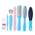 Miniatyrbillede 3 af 8: 8 dele - Pedicure Kit / Fodfiler - Fodpleje Multicolor
