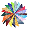Miniatyrbillede 1 af 6: Bandana Paisley mønster tørklæder Marine blue