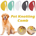 Miniatyrbild 1 av 5: Effektiv Smärtfri Pälsvård Pet Knotting Comb - Perfekt för husdjur MultiColor 3-Pack