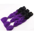 Miniatyrbilde 3 av 5: Jumbofletter, Ombre-fletter, Rasta-fletter - 24 farger Jumbo - 2