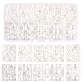 Miniatyrbillede 1 af 7: Akrylperler 800 stk, Smykkefremstilling - DIY - Perleimitation White