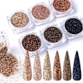 Pikkukuva 1 / 6: 6 kpl kynsi glitter glitteriä, kynsikoristeita Multicolor