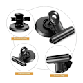 Pikkukuva 2 / 8: Tyylikkäät Magneettiset pidikkeet - 10 kpl Black