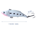 Miniatyrbilde 9 av 9: 5 wobblere lyser i det mørke crankbait Multicolor