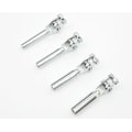 Miniatyrbilde 5 av 8: Top Tips Guide Tube Modification - DIY fiskestang konstruksjon og reparasjon Silver 6mm