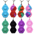 Miniatyrbild 3 av 4: Simple dimple, MINI Pop it Fidget Finger Toy / Leksak- CE Green Hexagon-Bubblor - Grön