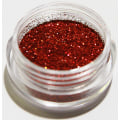 Miniatyrbild 2 av 3: Nagelglitter - Finkornigt - Röd - 8ml - Glitter Röd
