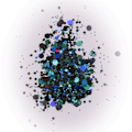 Miniatyrbild 2 av 2: Nagelglitter - Mix - Norrsken - 8ml - Glitter