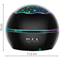 Miniatyrbilde 7 av 10: Star projector - Galaxy lamp - Underwater projector - Black