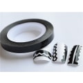Miniatyrbild 7 av 7: Striping tape, nageltejp, Sicksack! 12 färger 6. Grön