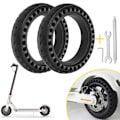 Miniatyrbillede 1 af 6: Elektrisk scooter Xiaomi Punkteringsfri Honeycomb dæk - 2 stk Black