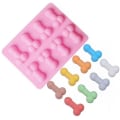 Miniatyrbilde 1 av 4: Pralinform penisformet, haneformet - Isform Pink