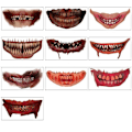 Pikkukuva 2 / 3: 10 kpl Halloween - Haavatatuointi - Suutatuoinnit - Tatuointi Multicolor