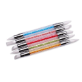 Miniatyrbillede 3 af 3: 5 eksklusive uv børster silikone dobbeltsidet Multicolor