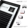 Miniatyrbild 2 av 6: Nanolash volym ögonfransförlängning - lösögonfransar för professionell förlängning 0,05 D curl 6-13 mm mix