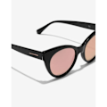 Miniatyrbild 3 av 3: Sunglasses - Hawkers - Divine - Rund - Svart - Rosa glas - Kategori 3 Svart
