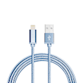 Miniatyrbild 1 av 2: Nylonflätad USB till Lightning Kabel iPhone Blå 2M