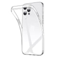 Miniatyrbild 2 av 4: Genomskinligt Skal iPhone 15 - Transparent TPU 1-Pack
