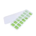 Miniatyrbild 5 av 5: Isbitsform - 14 Isbitar - Ice Cube Tray Grön / Vit