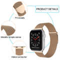 Miniatyrbild 5 av 6: Apple Watch 38 / 40 mm Milanese Loop Metall Armband Svart