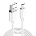 Miniatyrbild 3 av 3: 2M USB Till USB-C Laddkabel Vit 2-Pack