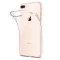 Miniatyrbild 1 av 5: Genomskinligt Skal iPhone 7/8 Plus Transparent TPU 1-Pack